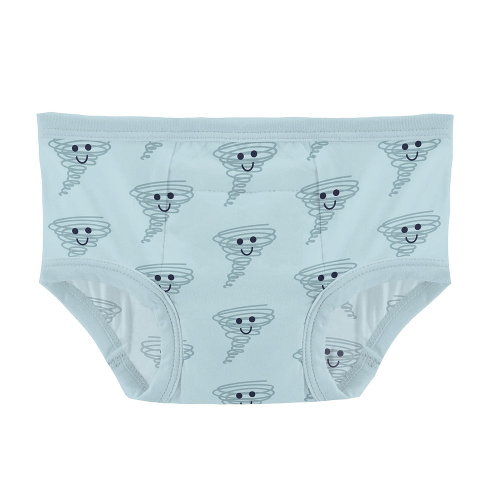 KicKee Training Pants Set Stormy Sea Fall Fair print, breathable and comfy for toddlers