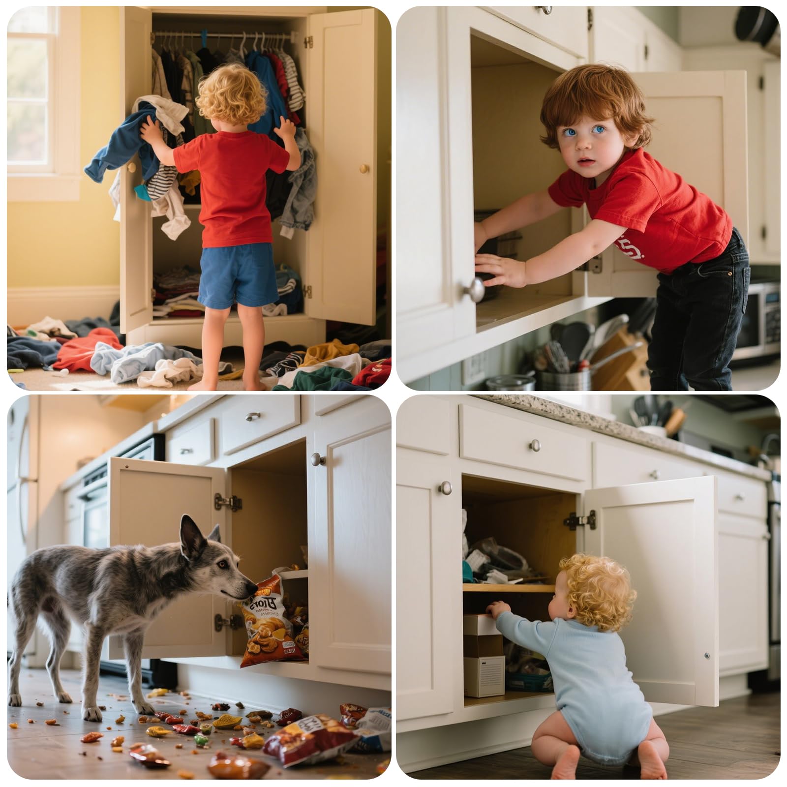 Kickic easy-install locks secure drawers in seconds.