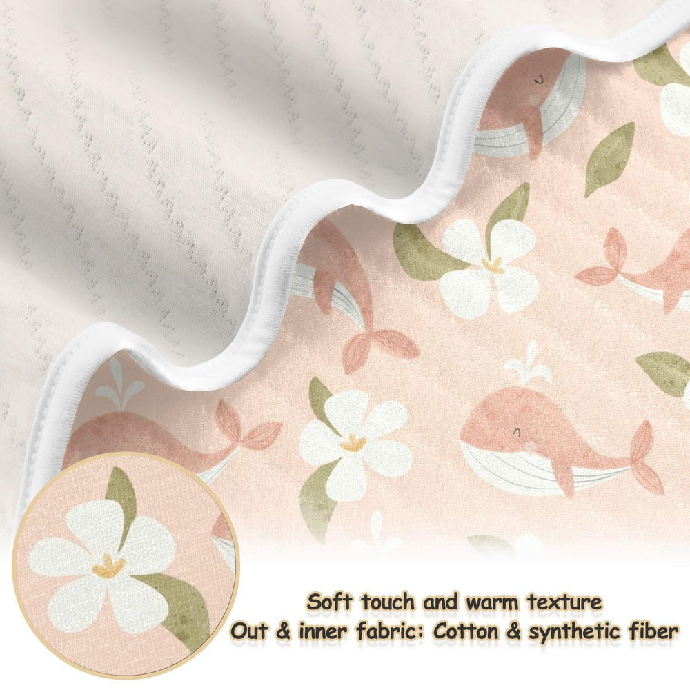 KICPOAY 30x40 in swaddle size is ideal for wrapping infants securely.