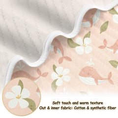 KICPOAY 30x40 in swaddle size is ideal for wrapping infants securely.