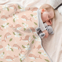KICPOAY baby receiving blanket multipurpose as burp cloth or cover.