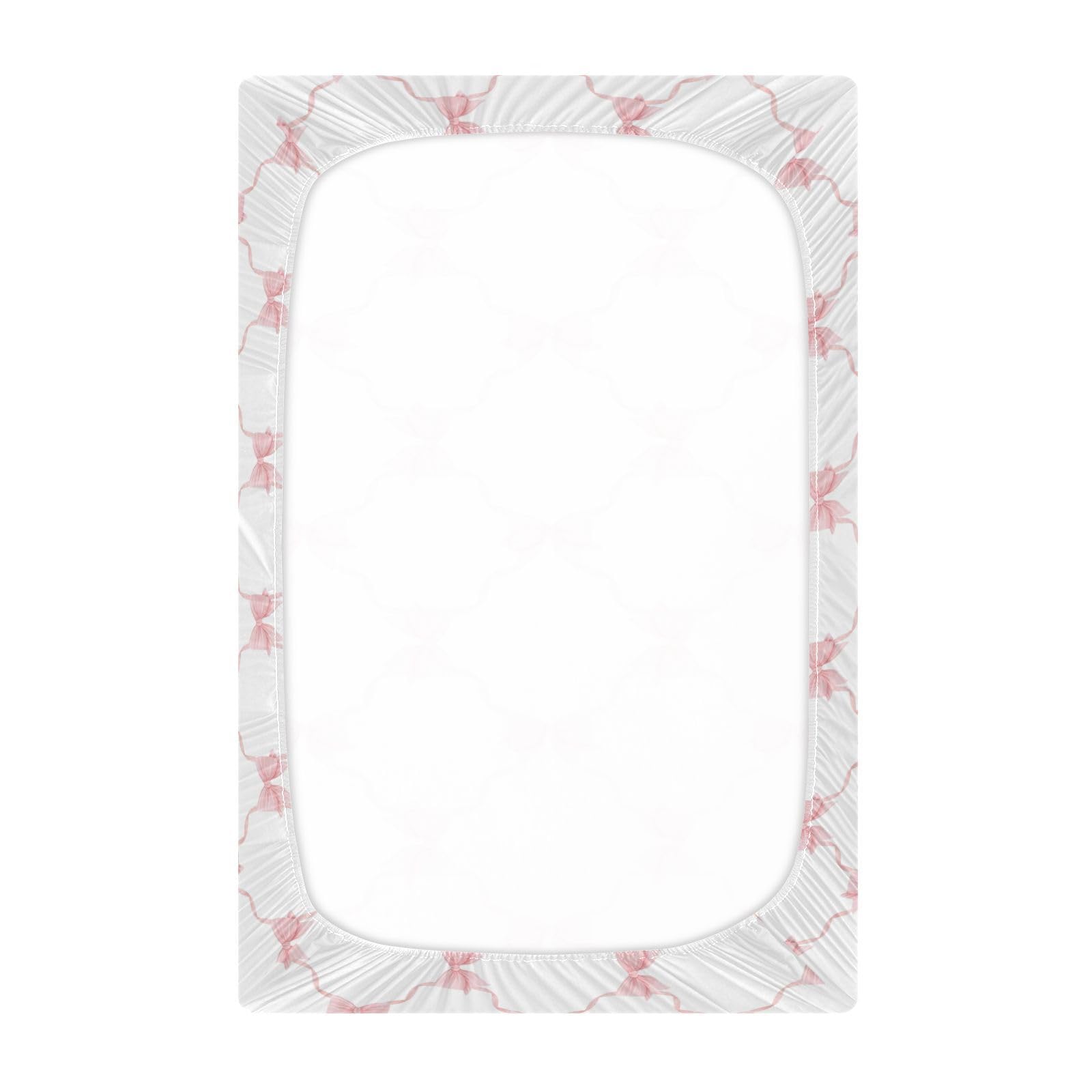 KICPOAY soft poly-spandex fabric sheet stays breathable and comfortable for babies