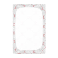 KICPOAY soft poly-spandex fabric sheet stays breathable and comfortable for babies