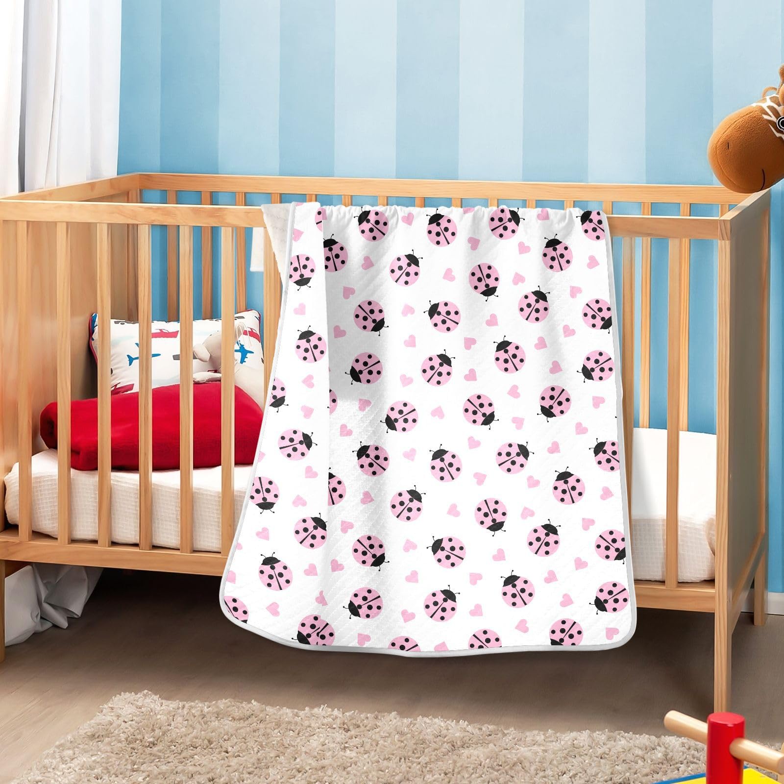 KICPOAY Easy-care blanket, machine washable and quick-drying.