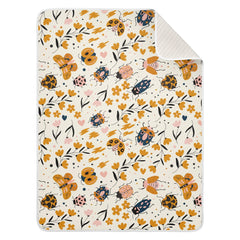 KICPOAY butterfly design swaddle blanket for cozy naps