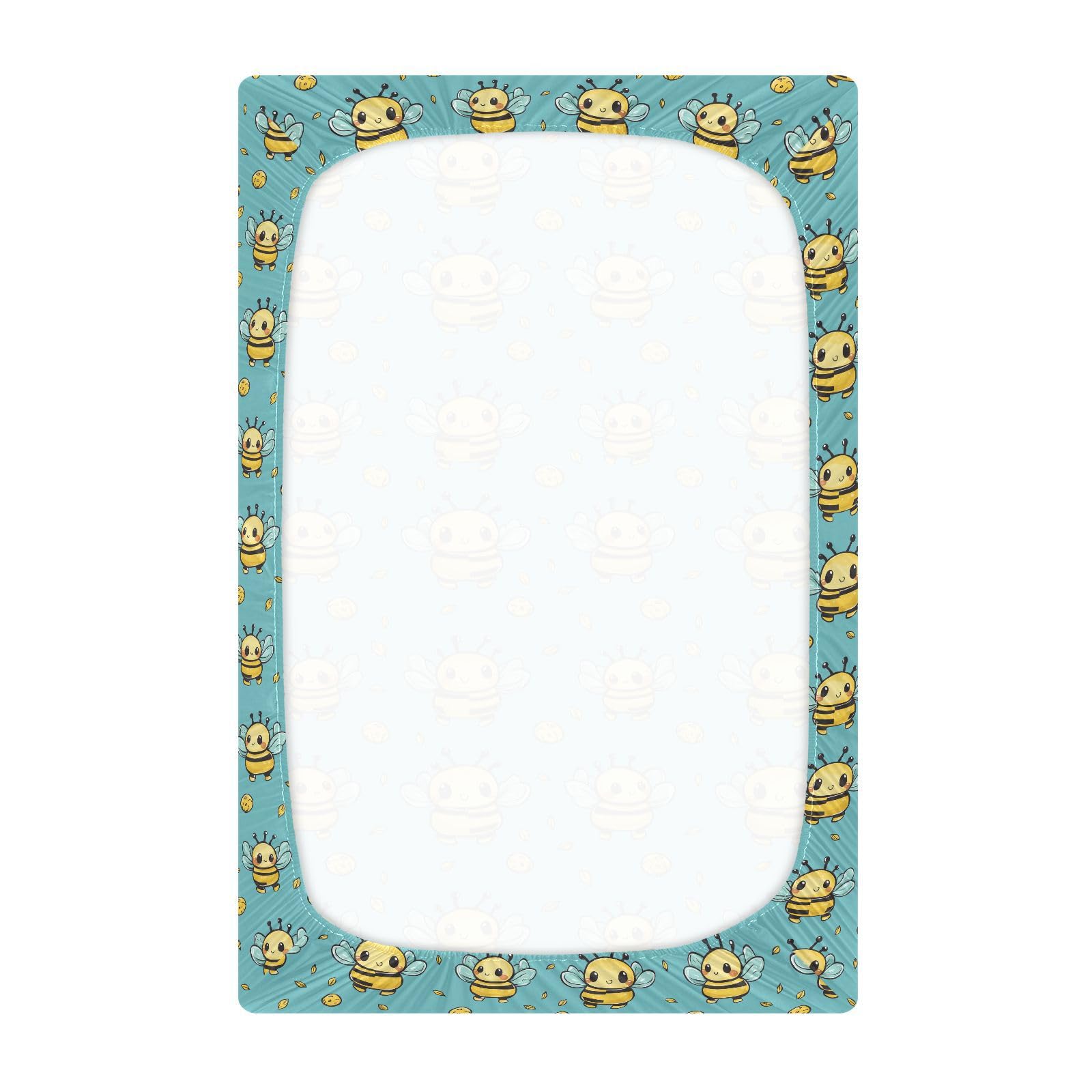 KICPOAY crib sheet 52x28 with durable elastic edge