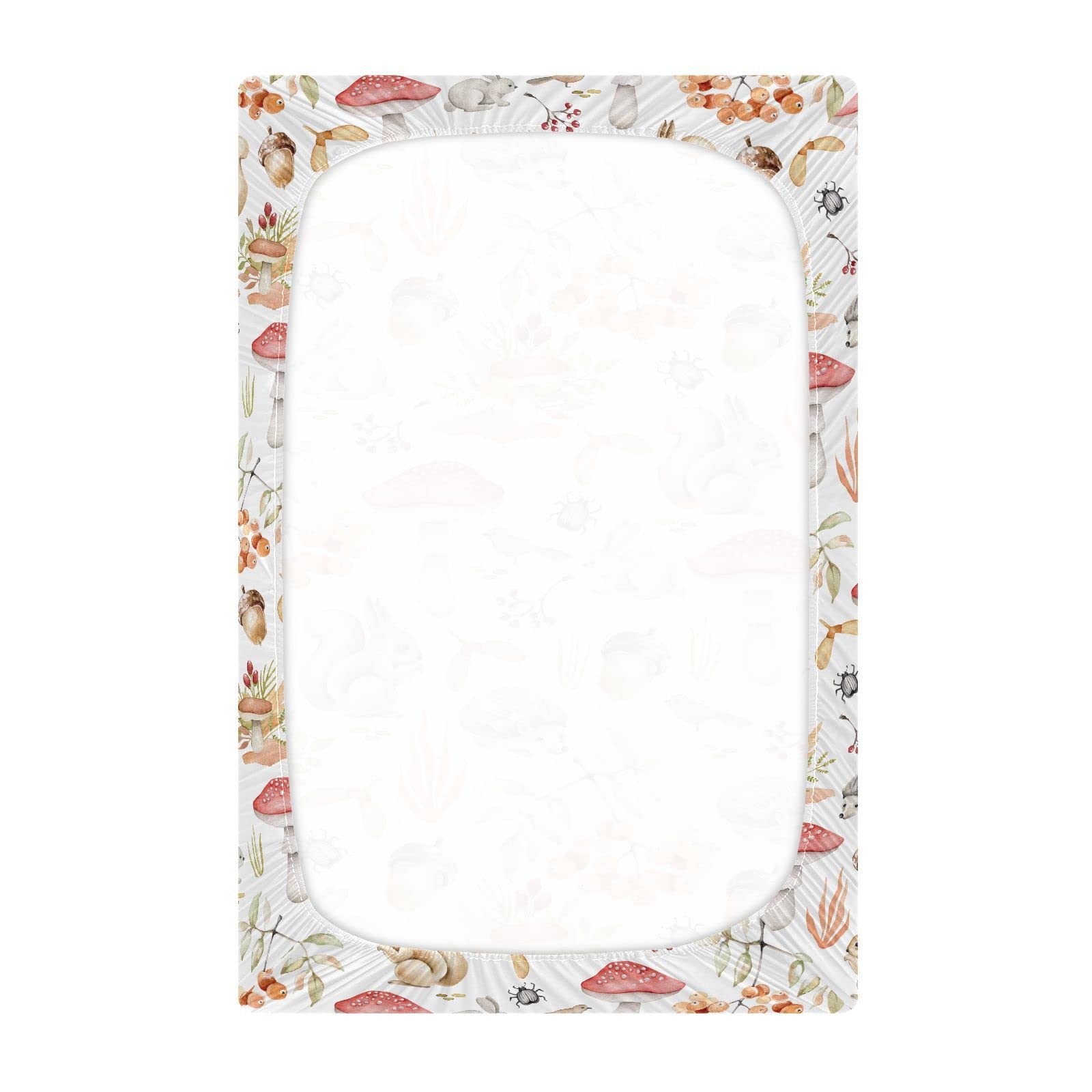 KICPOAY crib sheet 52x28x9 inches for standard mattresses.