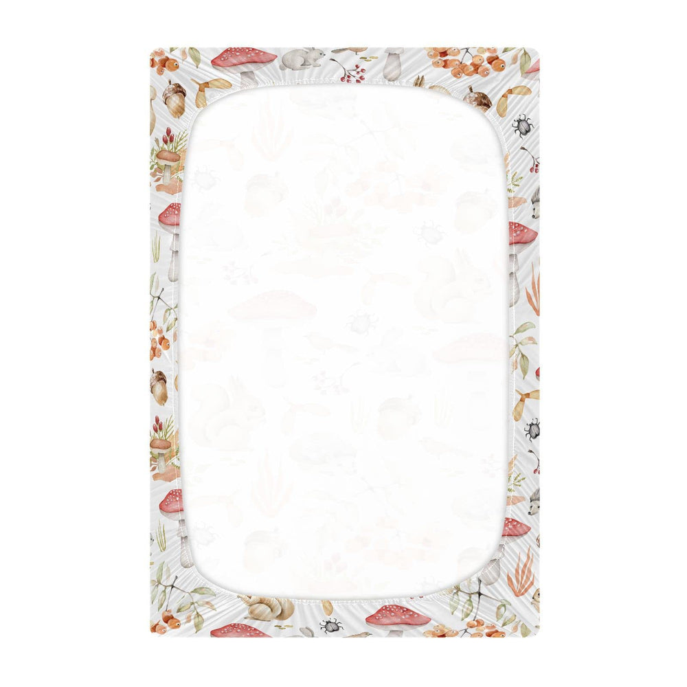 KICPOAY crib sheet 52x28x9 inches for standard mattresses.