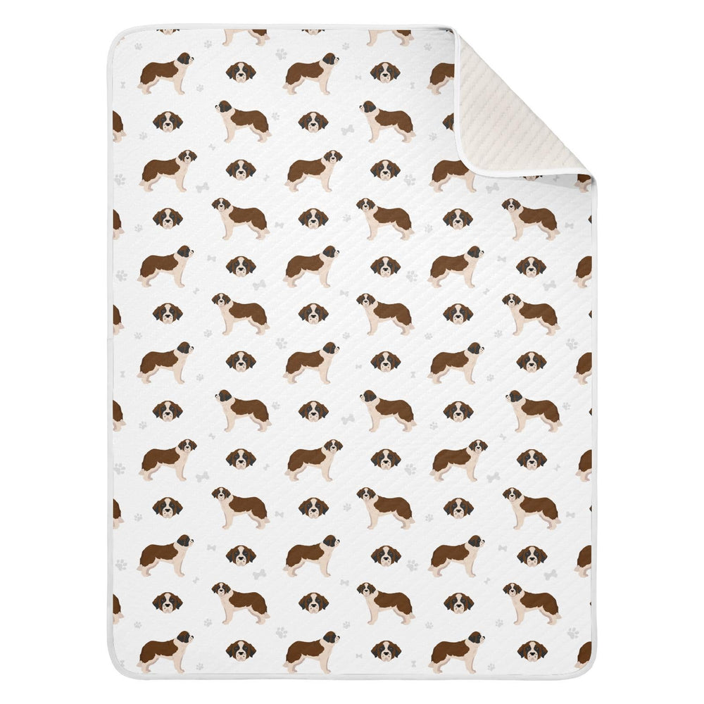 KICPOAY Dog St Bernard swaddle blanket for newborn comfort and adorable cuddle moments.