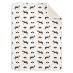 KICPOAY Dog St Bernard swaddle blanket for newborn comfort and adorable cuddle moments.
