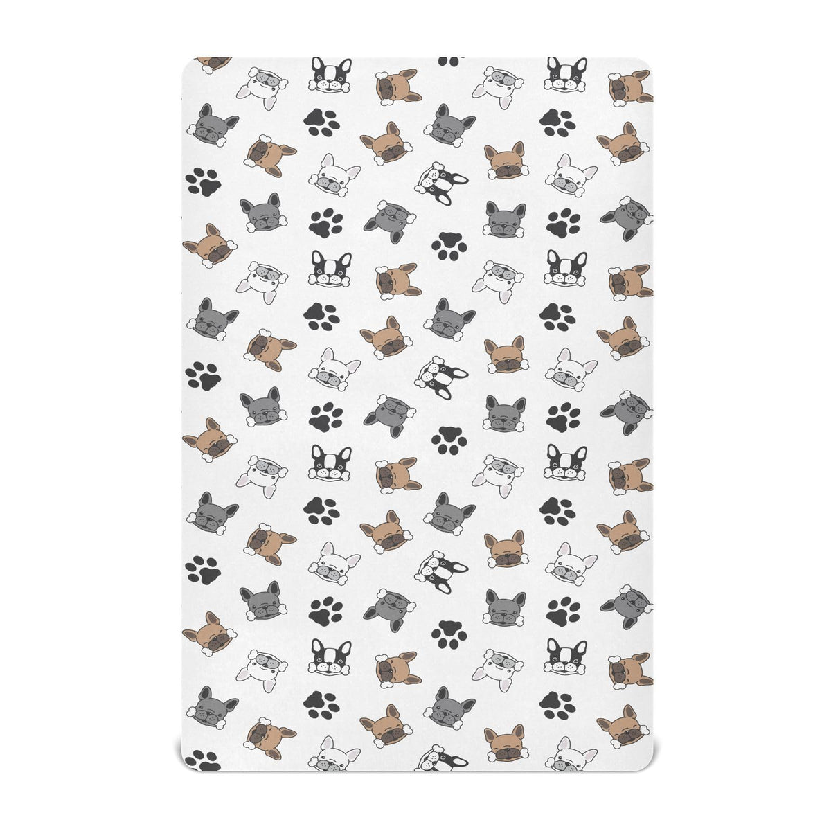 KICPOAY fitted crib sheet 39x27 close-up showing snug elastic edge for secure fit