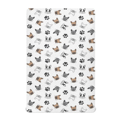KICPOAY fitted crib sheet 39x27 close-up showing snug elastic edge for secure fit