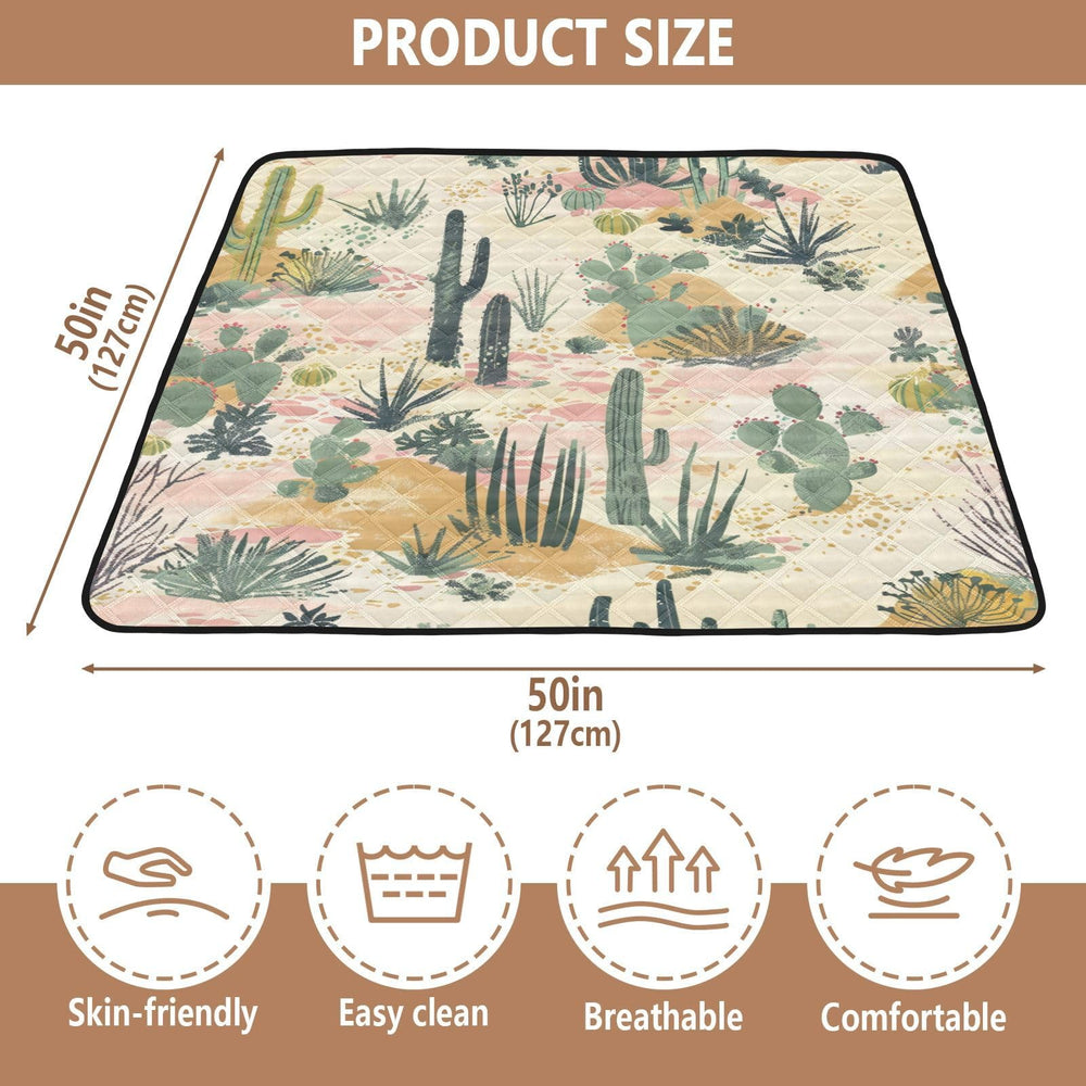 KICPOAY foldable play mat ready for travel and quick setup.