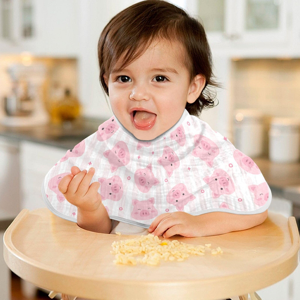 KICPOAY machine washable burp cloths for easy cleaning without fading.