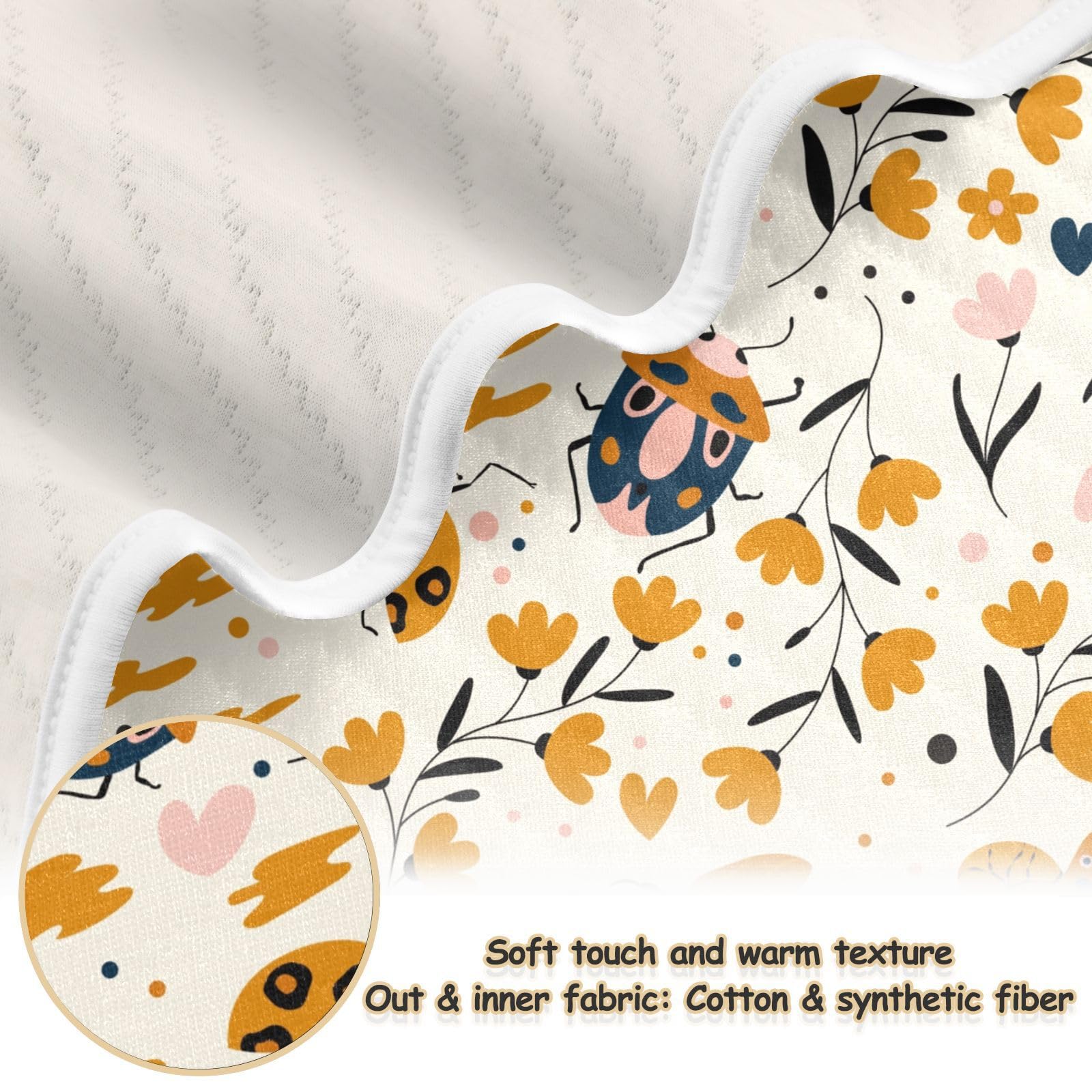 KICPOAY maple leaves swaddle adds playful nursery charm