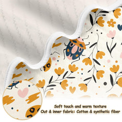 KICPOAY maple leaves swaddle adds playful nursery charm