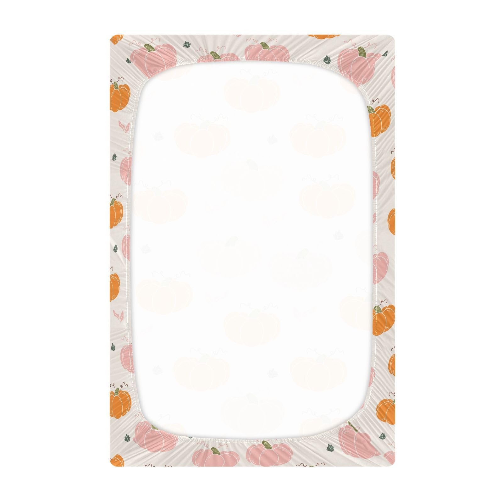 KICPOAY mini crib mattress cover in soft fabric for comfort