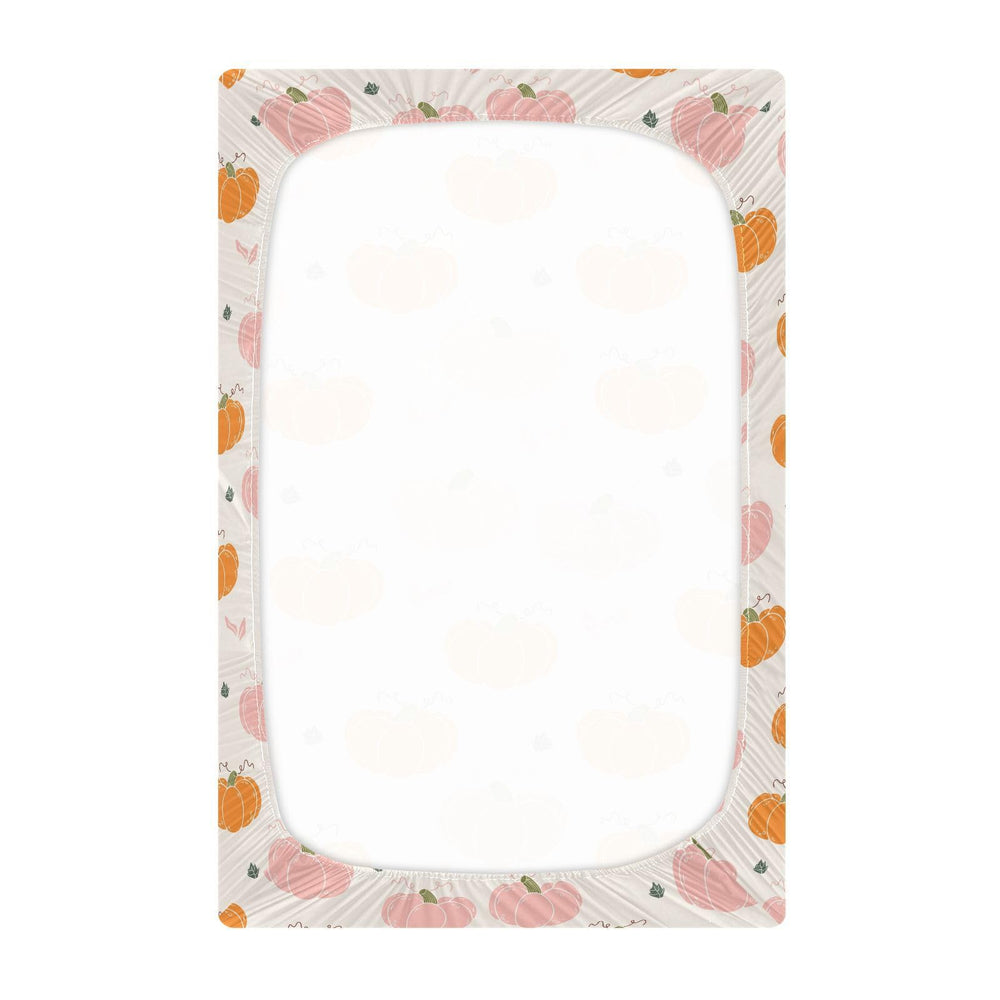 KICPOAY mini crib mattress cover in soft fabric for comfort