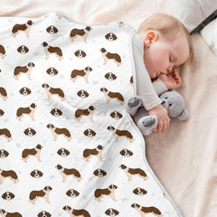 KICPOAY multi-use baby blanket ideal as burp cloths and nursing cover.
