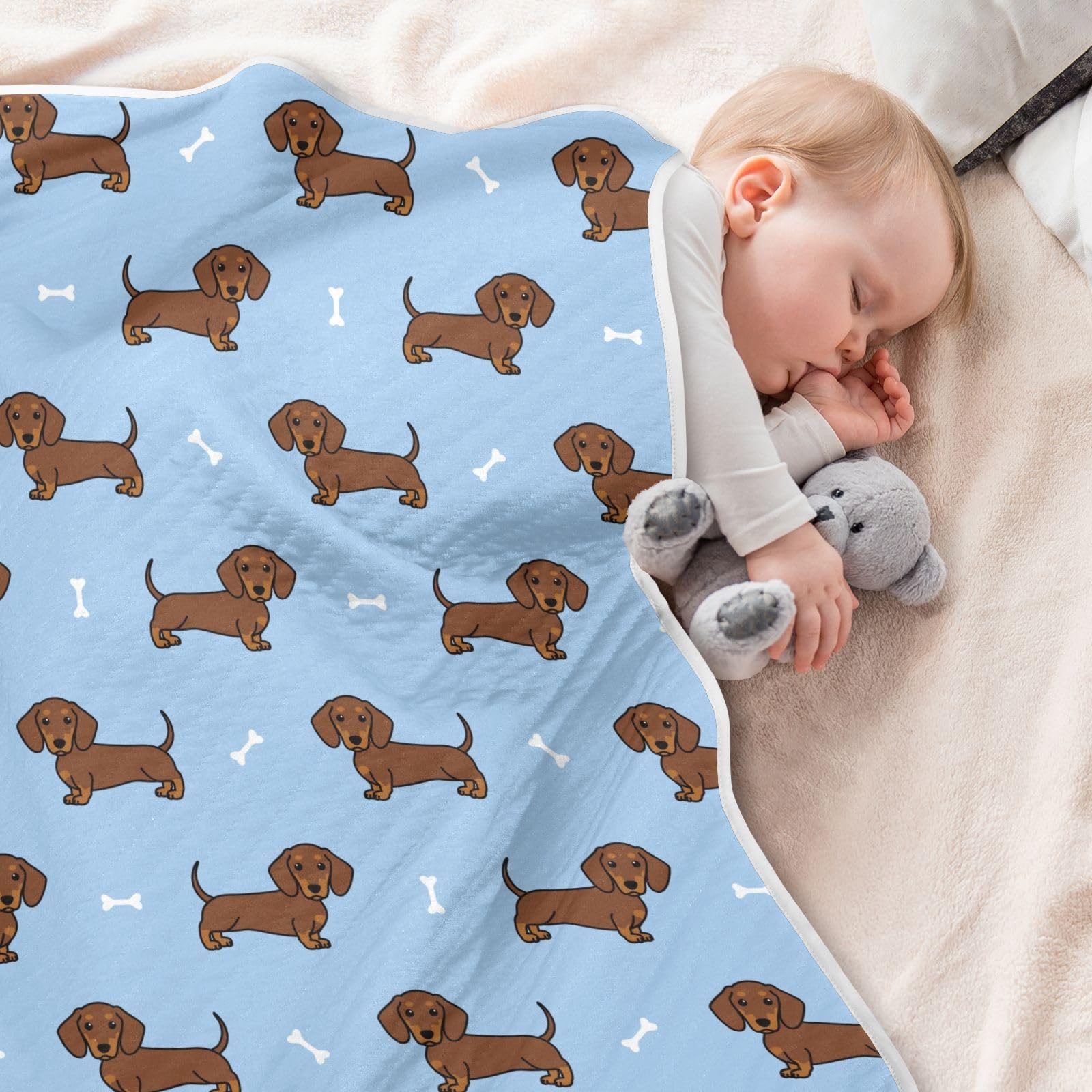 KICPOAY multiuse blanket ready as nursing cover, burp cloth, or mat.