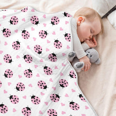 KICPOAY Muslin Blanket shows multi-use versatility for caregivers.