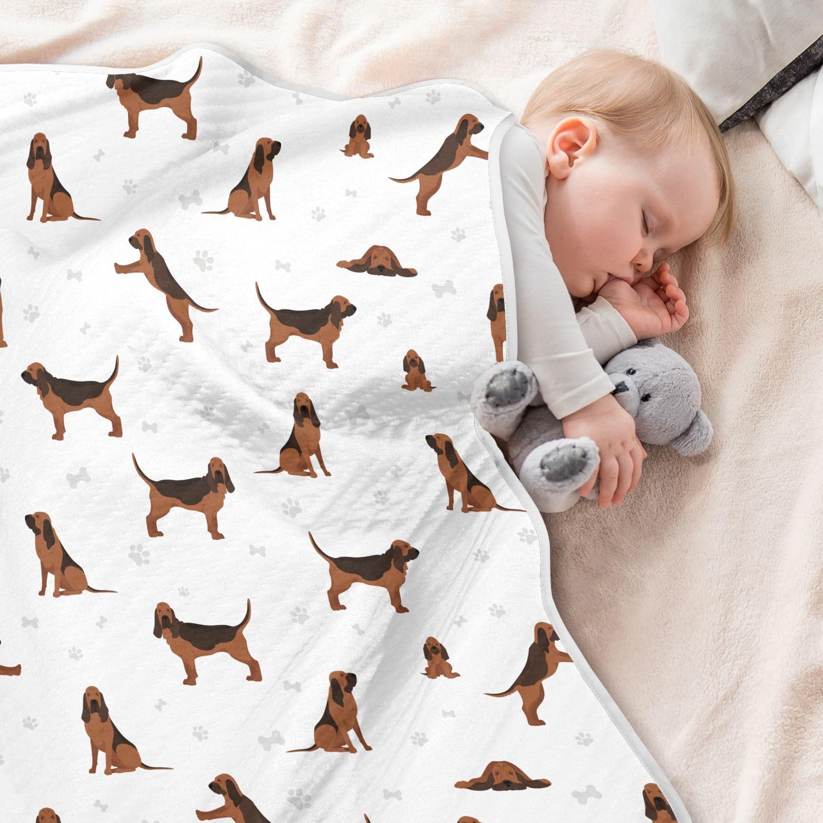 KICPOAY muslin swaddle blanket offers breathable comfort for babies.