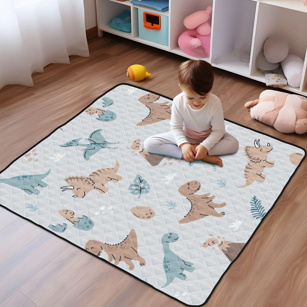 KICPOAY non-slip bottom keeps mat steady on floors.