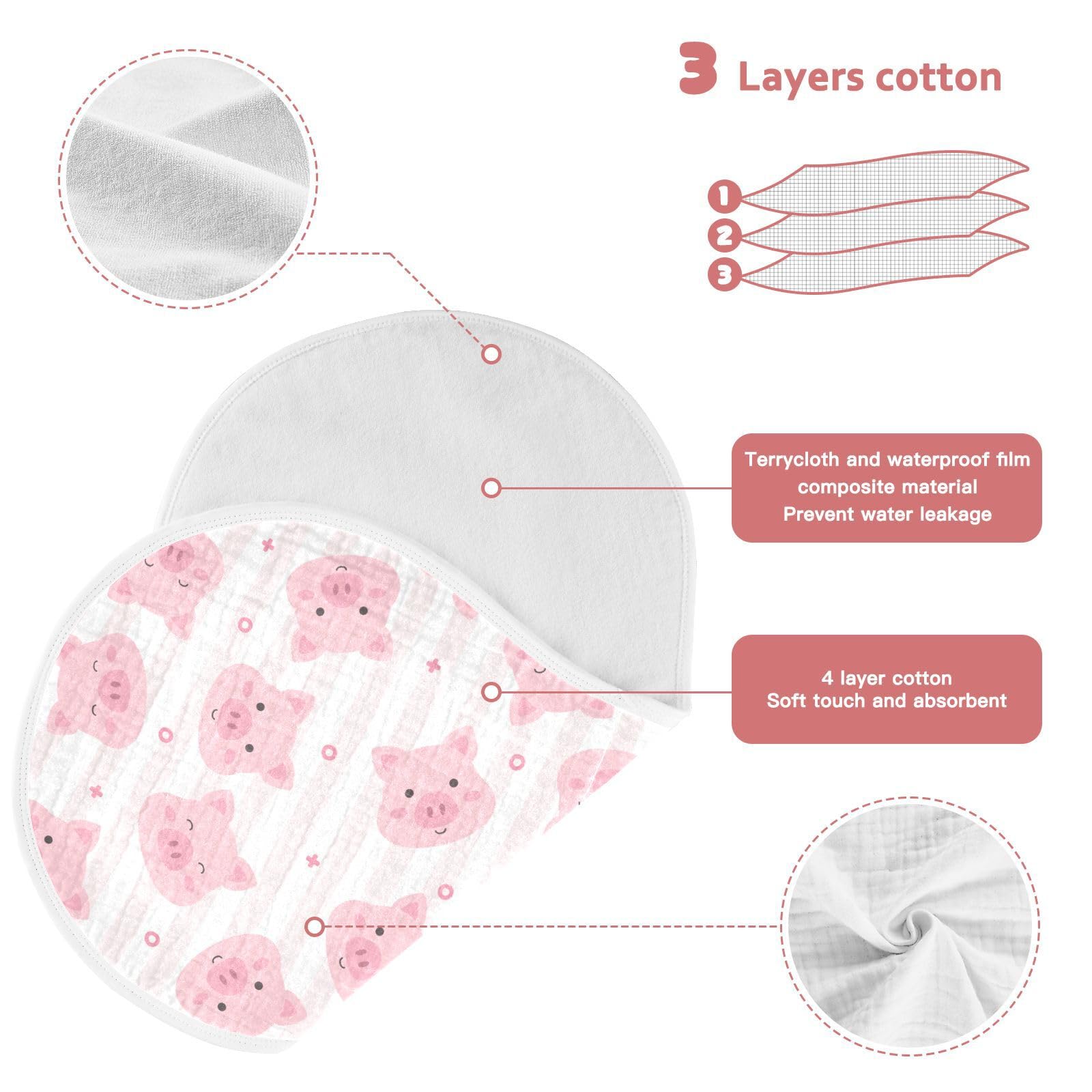KICPOAY nursery-friendly patterns add charm to baby care routines.