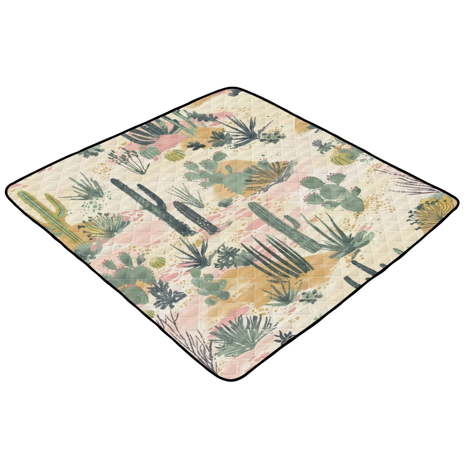 KICPOAY playmat showing non-slip base for steady crawlers.