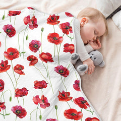 KICPOAY soft cotton baby swaddle offers breathable comfort for nap time and cuddles.