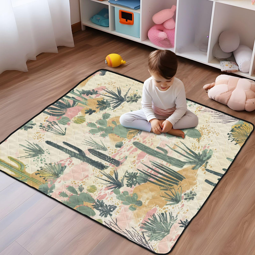 KICPOAY cushioned surface provides a comfy space for crawlers.