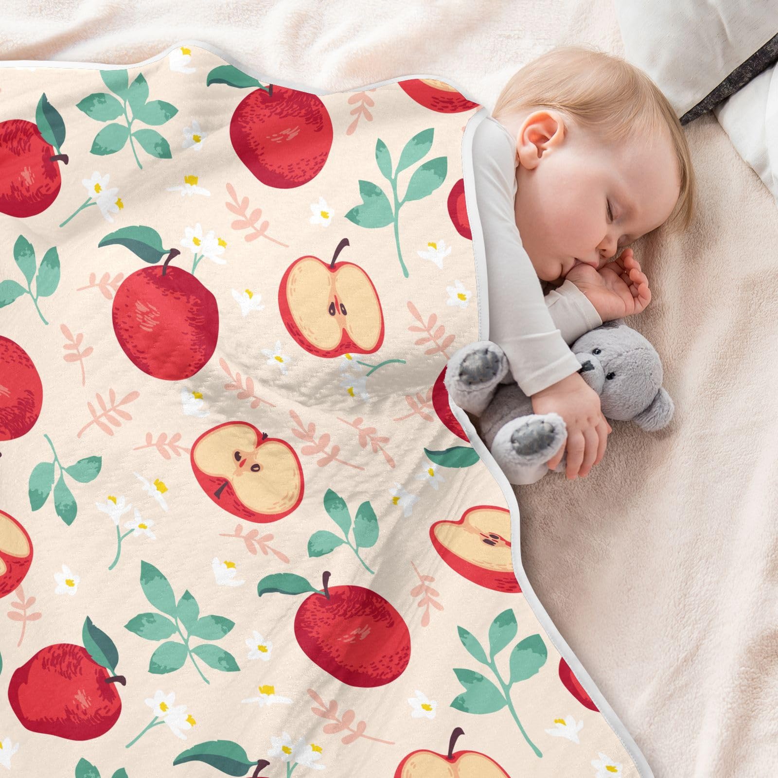 Soft muslin texture from KICPOAY supports breathable wrapping.