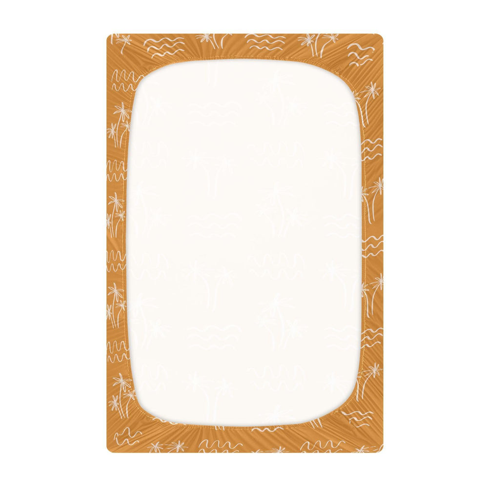 KICPOAY stretchy crib sheet with elastic band ensures a secure fit