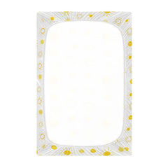 KICPOAY Sun Yellow Pattern Pack-n-Play Sheet adds warm style for everyday use