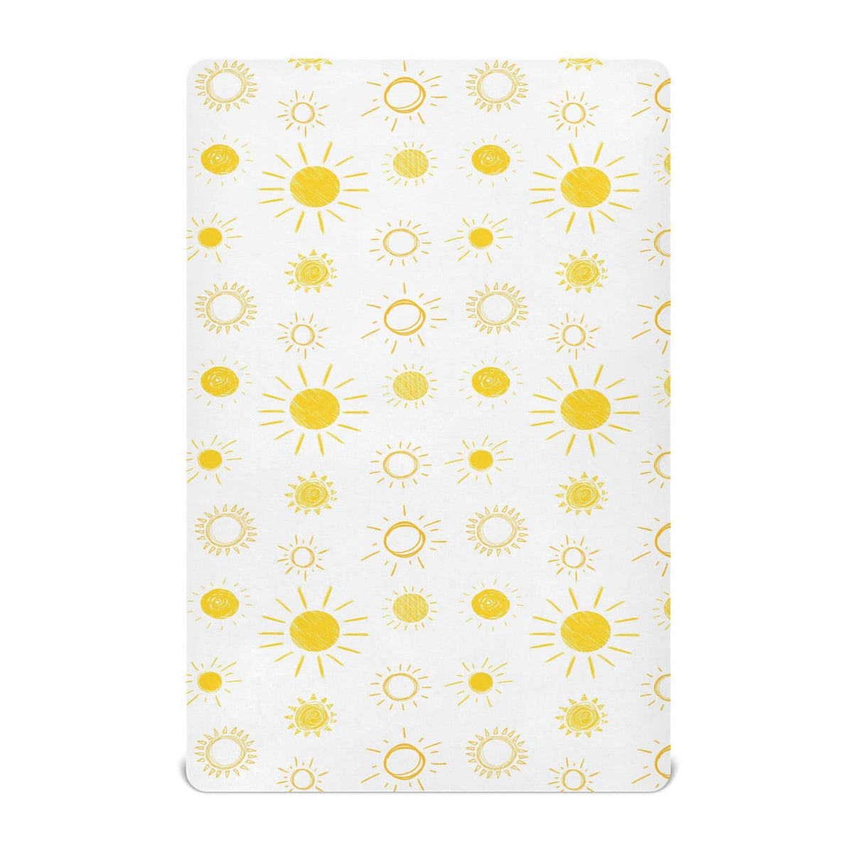 KICPOAY Sunny Stretchy Playard Sheet fits 39x27 inches, keeping baby comfortable and safe