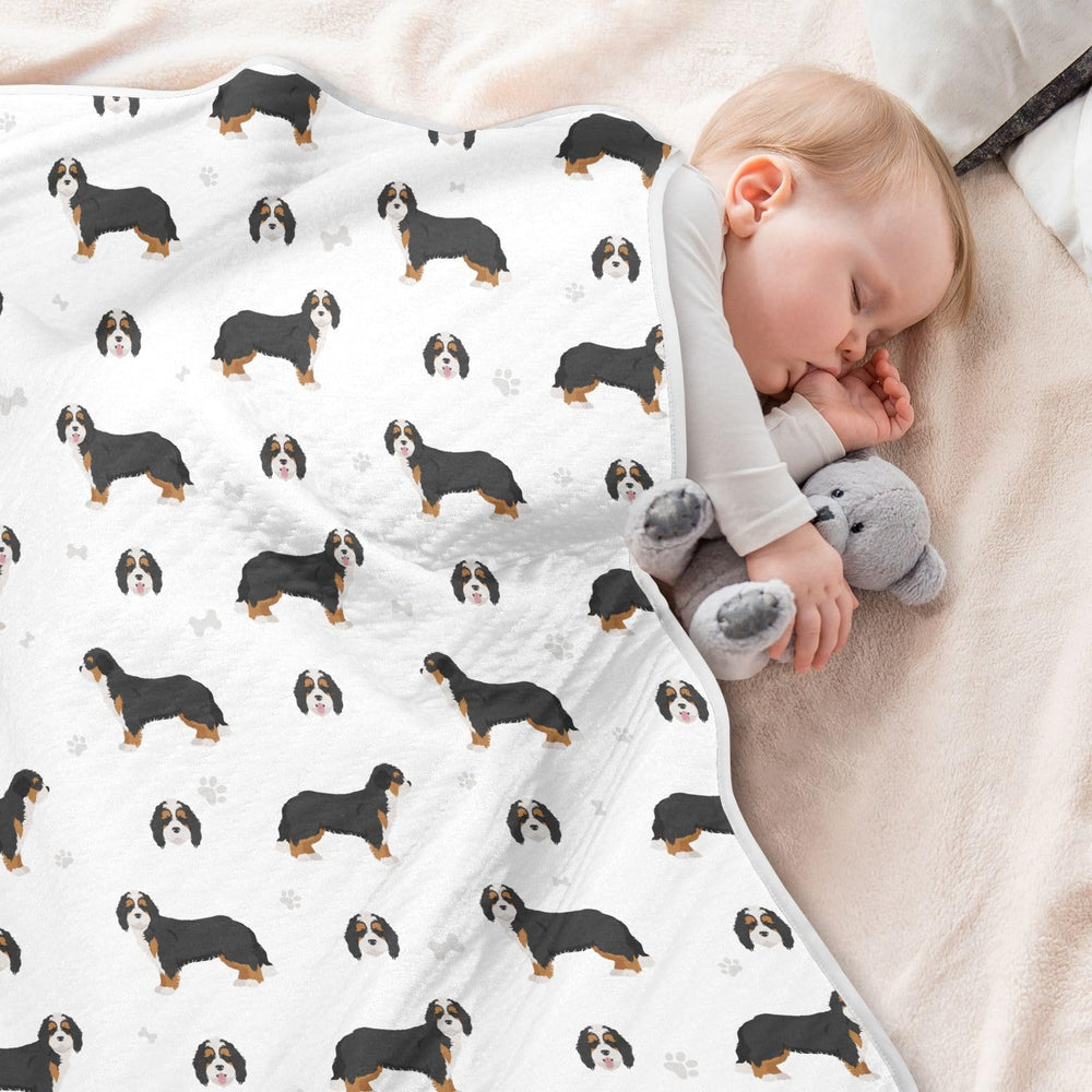 KICPOAY Swaddle Blanket 30x40 inches folded for easy, grab-and-go use.