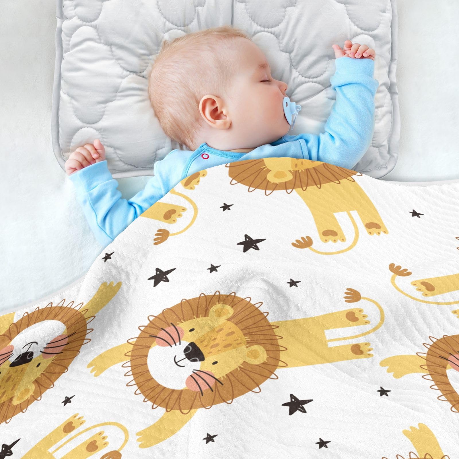 KICPOAY swaddle blanket 30x40 inch size supports easy wrapping from newborn onward