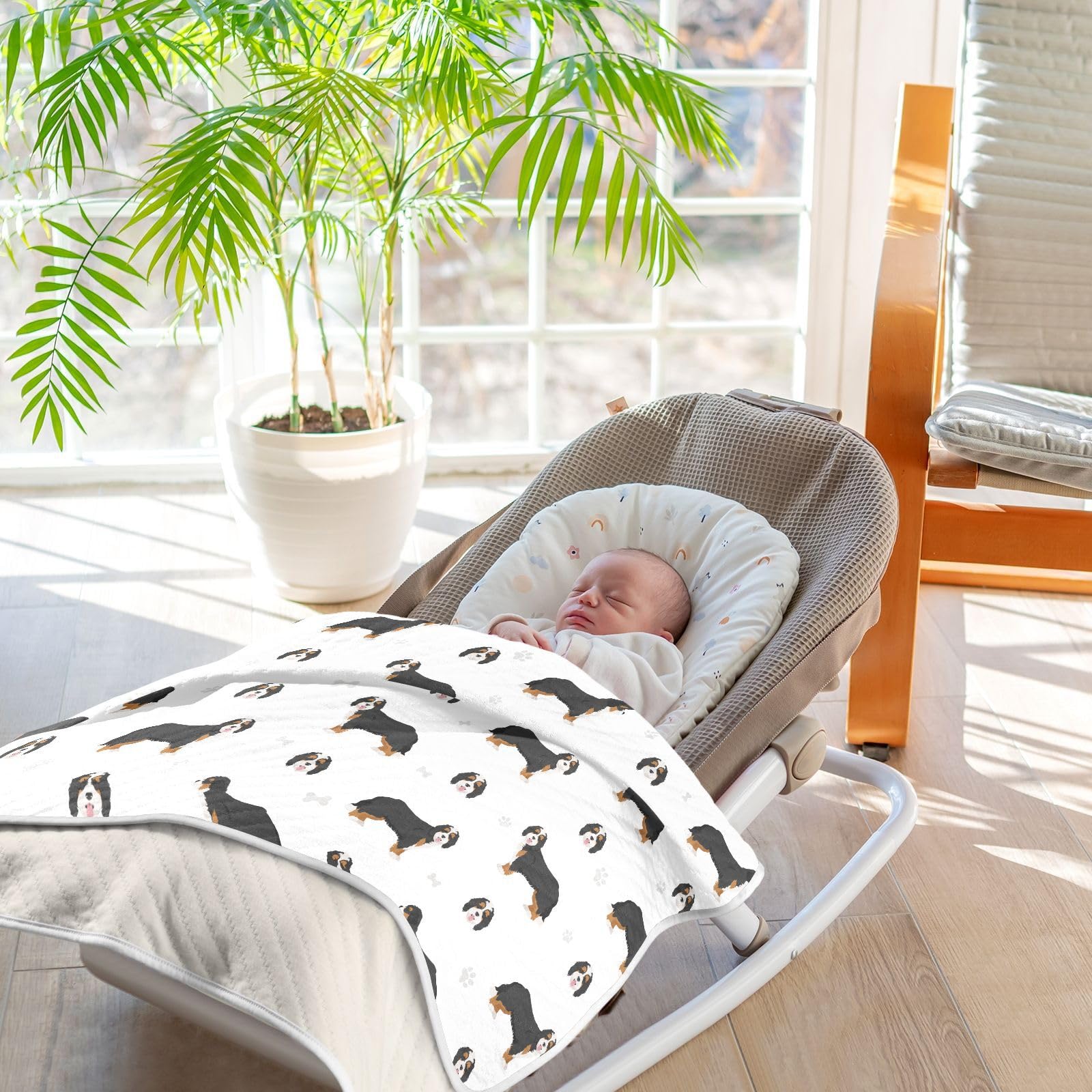 KICPOAY Swaddle Blanket presented as a thoughtful newborn gift.