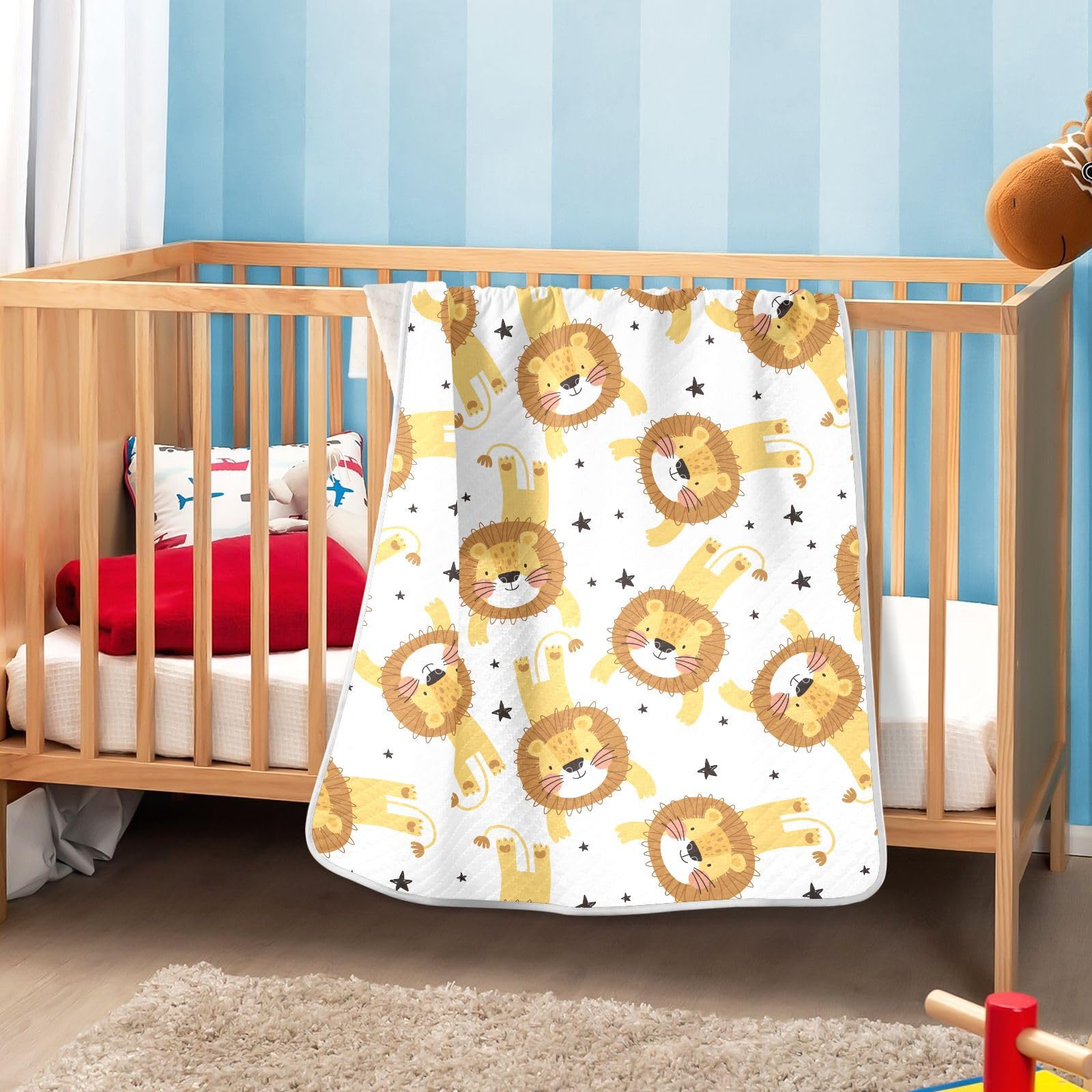 KICPOAY swaddle blanket care shows machine washability and lasting softness
