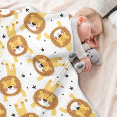 KICPOAY swaddle blanket back view highlighting breathable fabric for all-season comfort