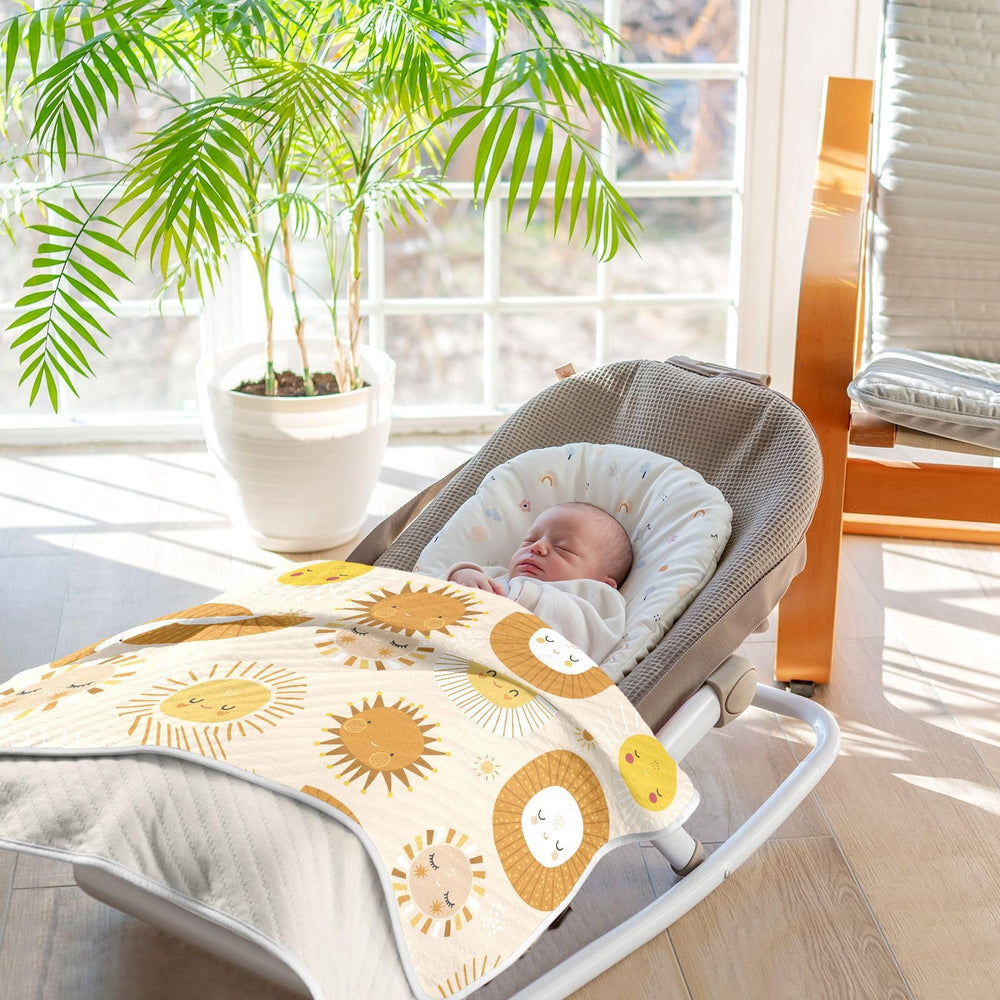 KICPOAY unisex design swaddle fits any nursery vibe.