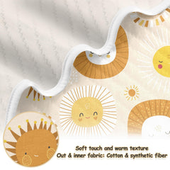 KICPOAY universal size 30x40 swaddle fits newborns to toddlers.