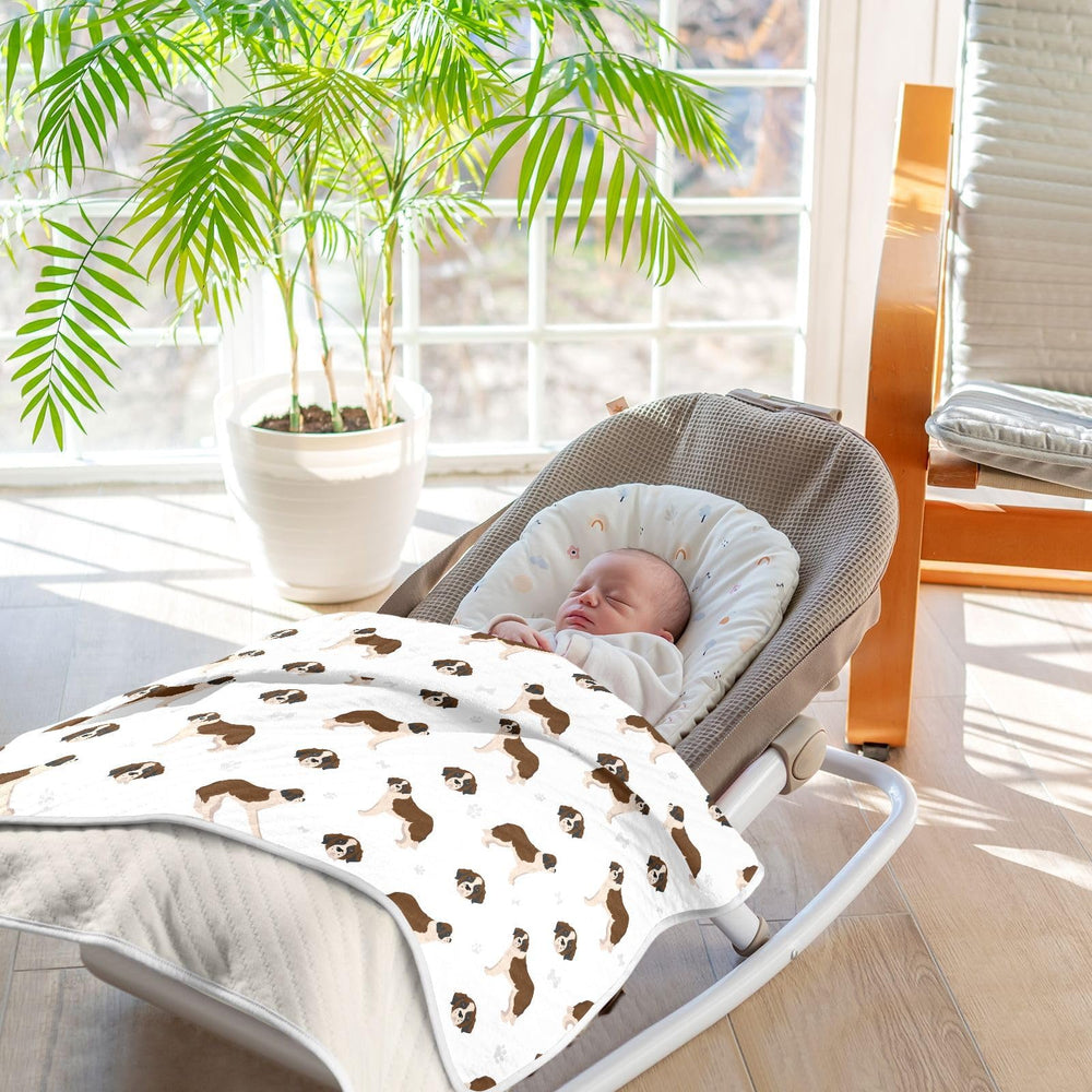 KICPOAY universal size swaddle blanket, suitable from newborn to toddler.