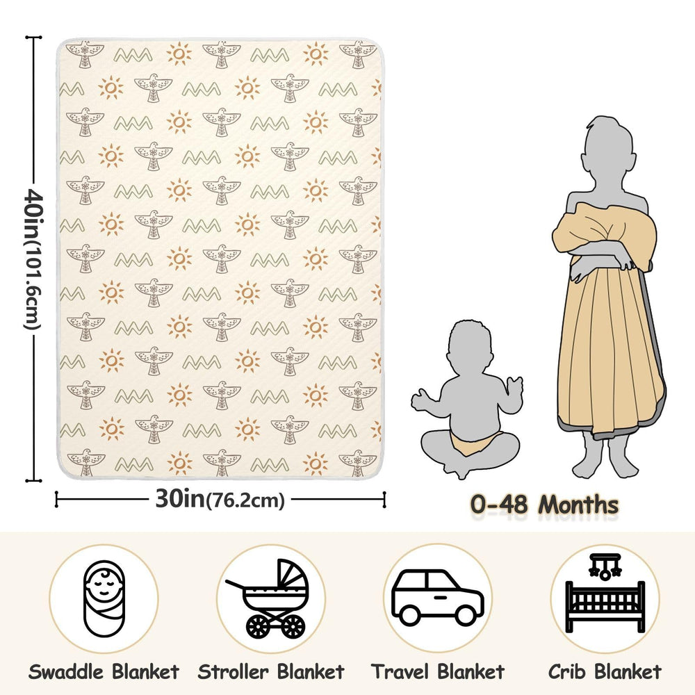 KICPOAY unisex-design swaddle displayed as gender-neutral option