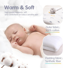 KIDDA swaddle with anti-slip back strap keeps wrap in place.