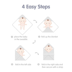KIDDA swaddle detachable lining offers adjustable warmth for seasons.