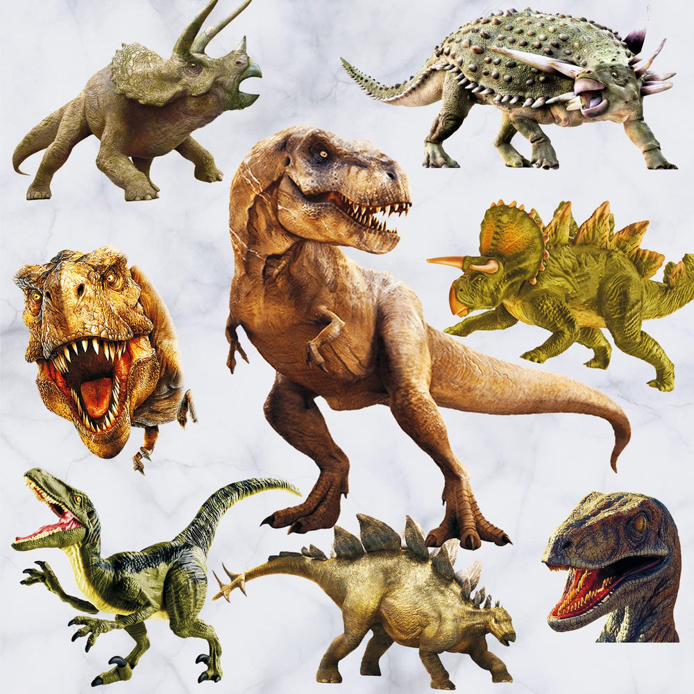 Kiddale dinosaur wall stickers with 11 dinos for kids' walls