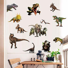 Kiddale dinosaur wall decals collection, perfect for kids' rooms and playtime
