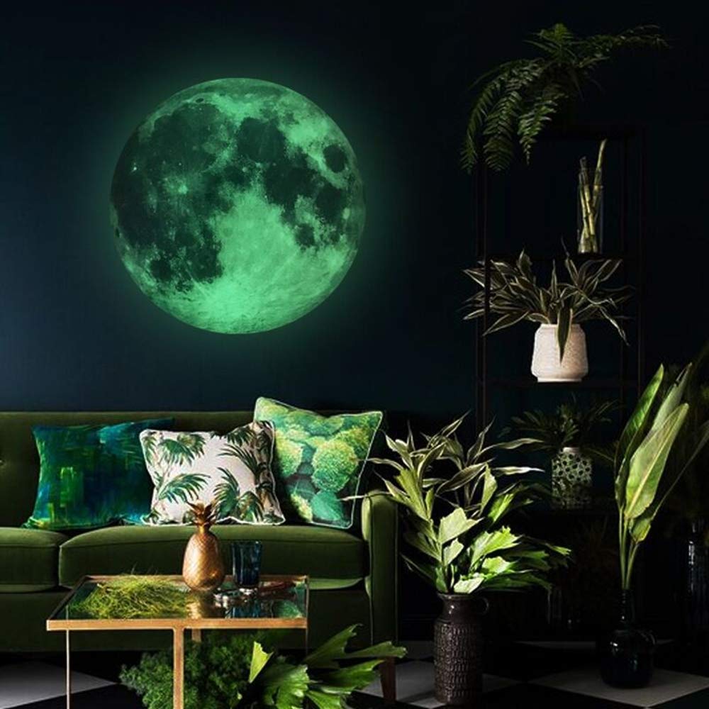 Kiddale safe non-toxic moon decal suitable for boys and girls.
