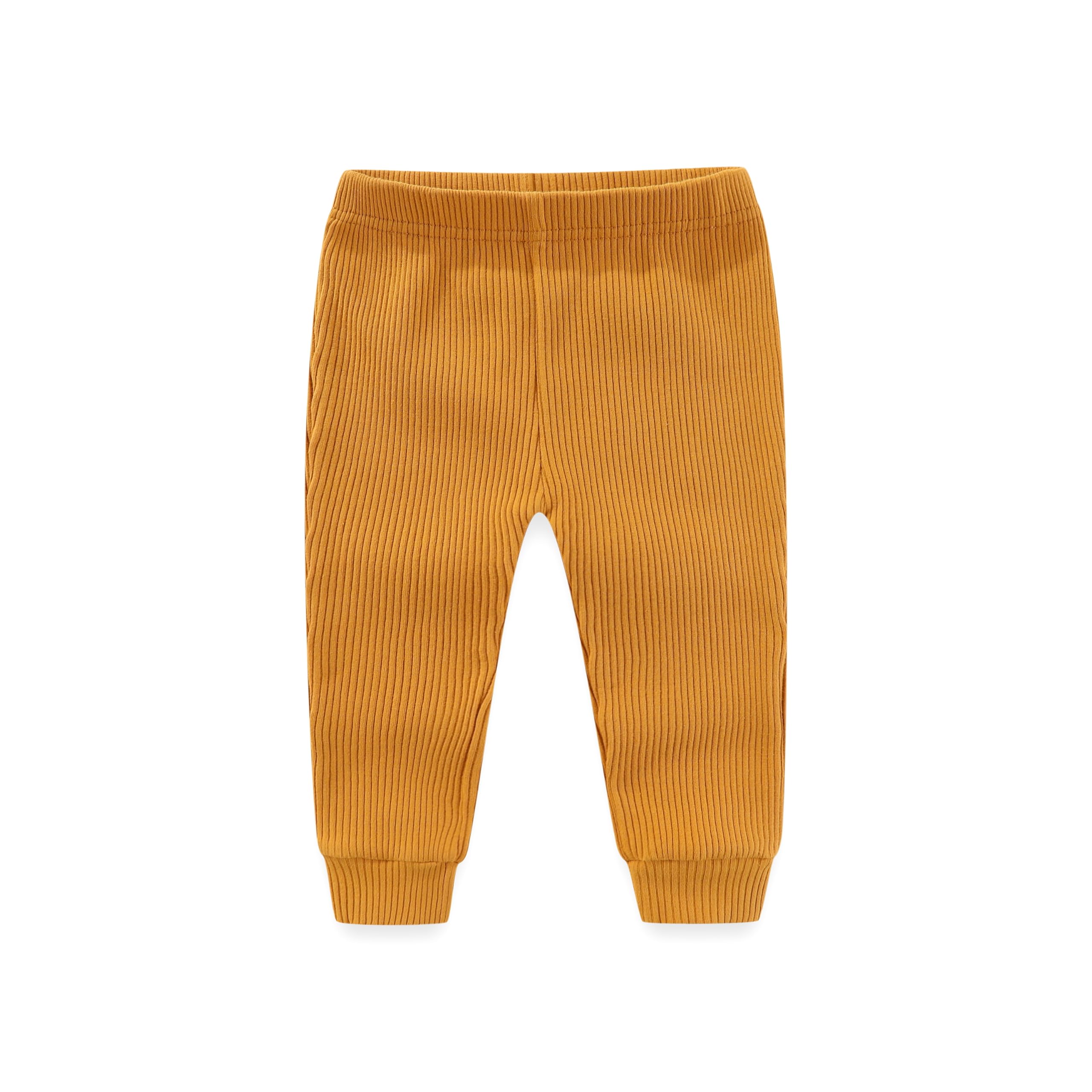 Kiddiezoom newborn layette pants shown with stretchy cuffs for comfy all-day fit.